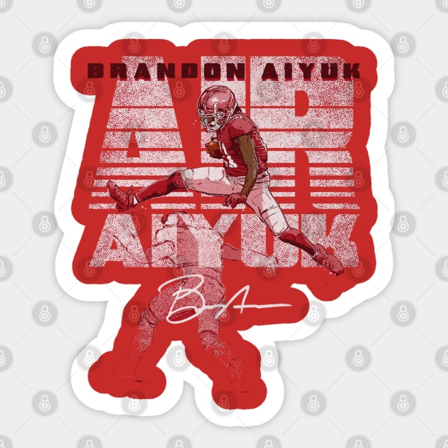 Brandon Aiyuk San Francisco Air Aiyuk Sticker by Buya_Hamkac